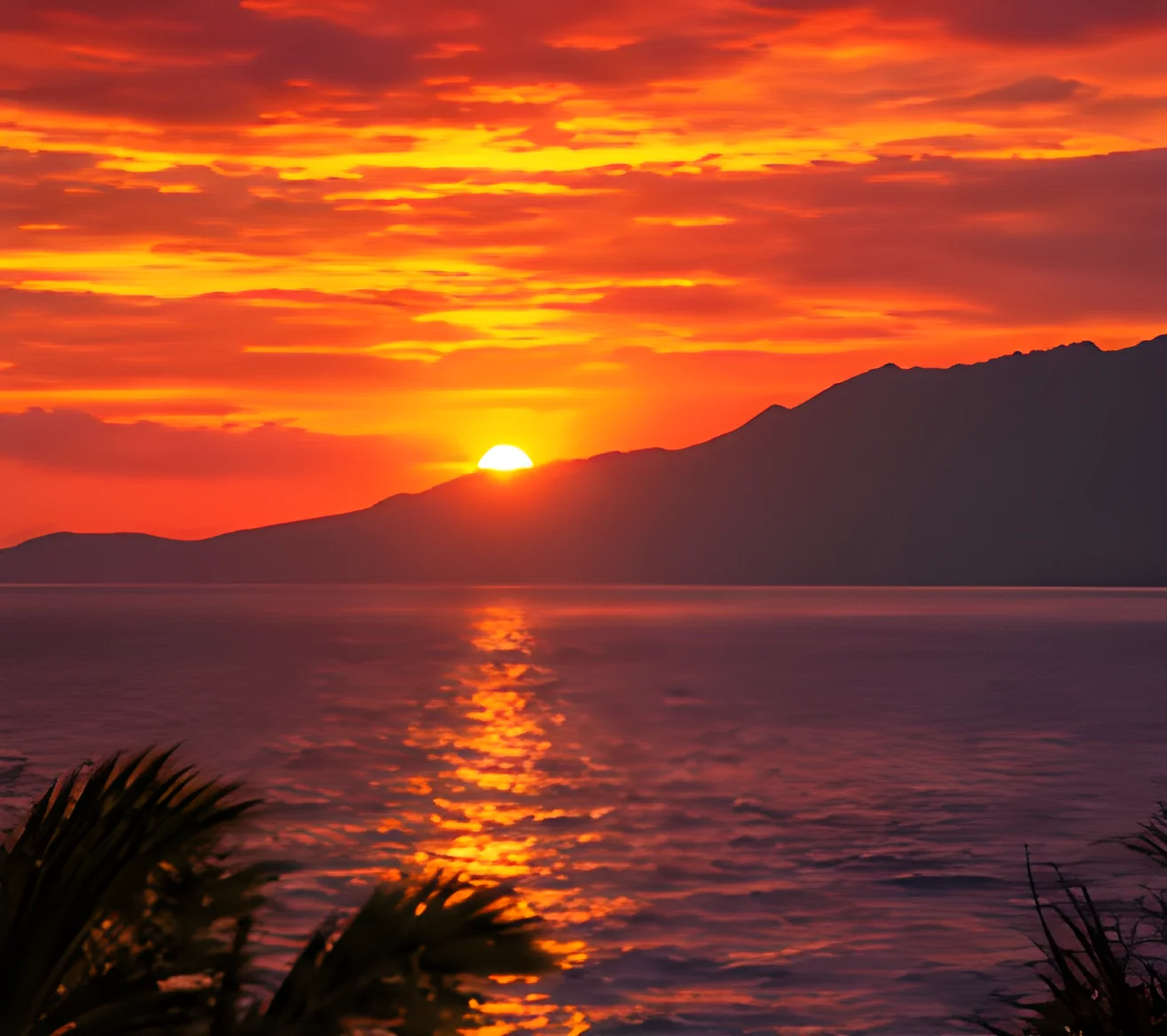 The world exhales at dusk