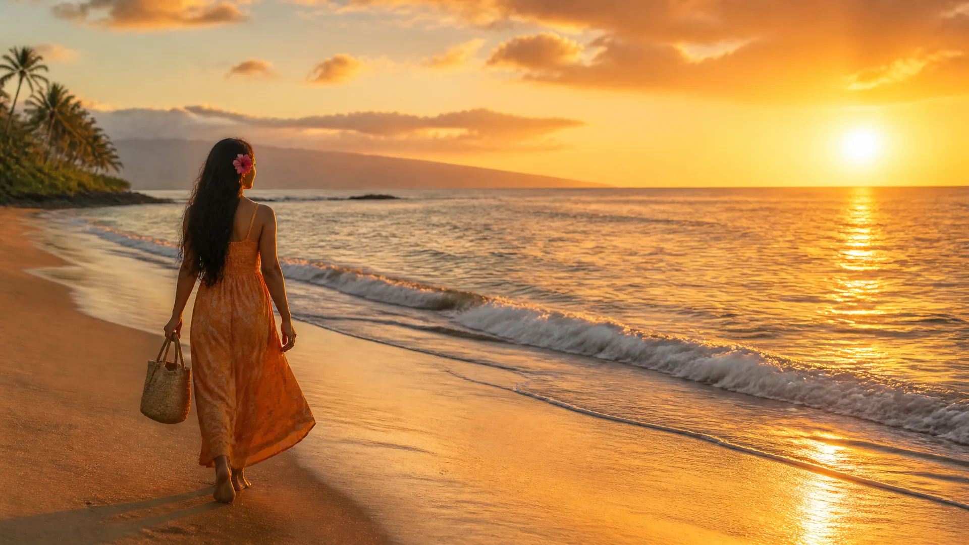 Golden-hour arrival on Maui — the start of an unexpected detour