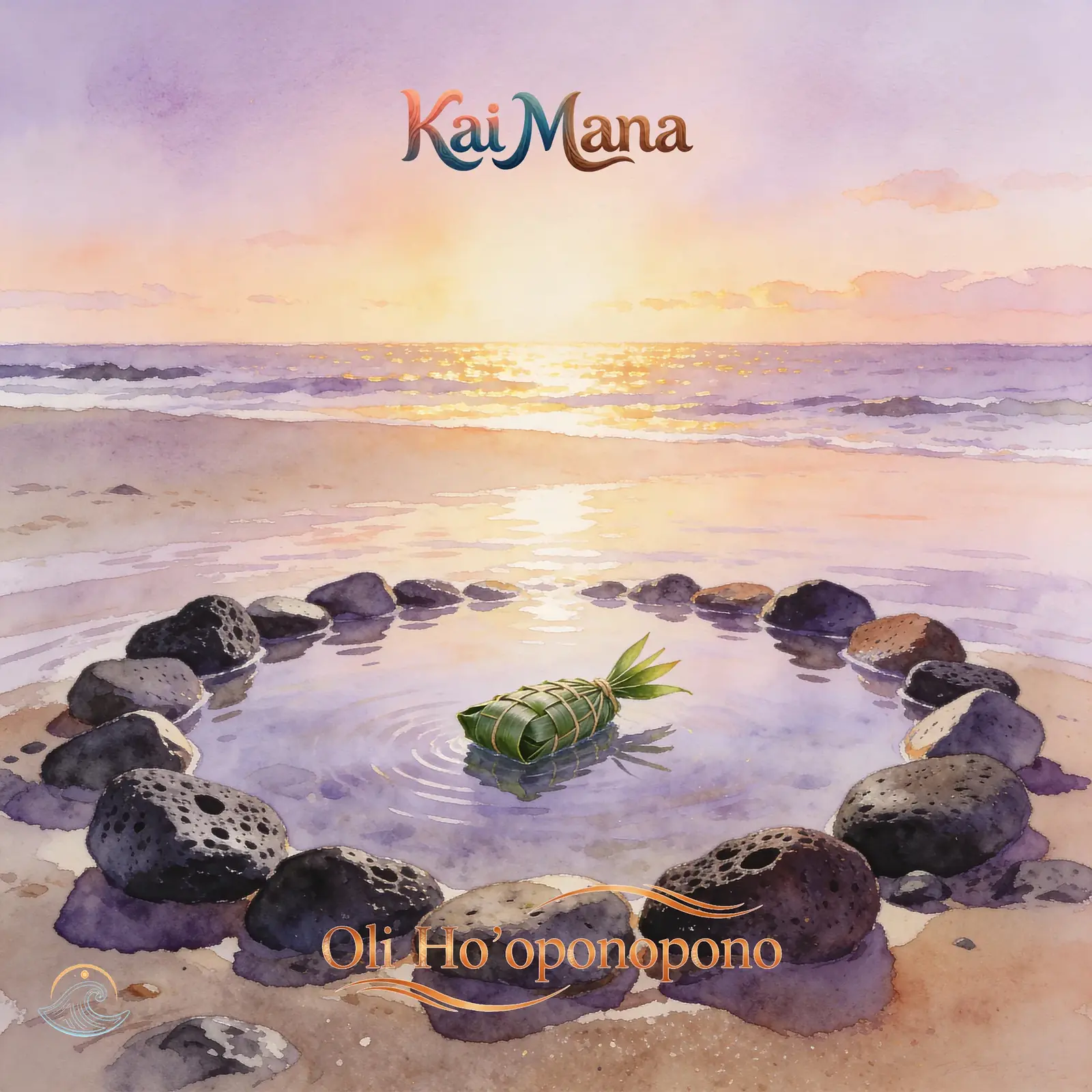 Oli Hooponopono chant artwork by Kai Mana