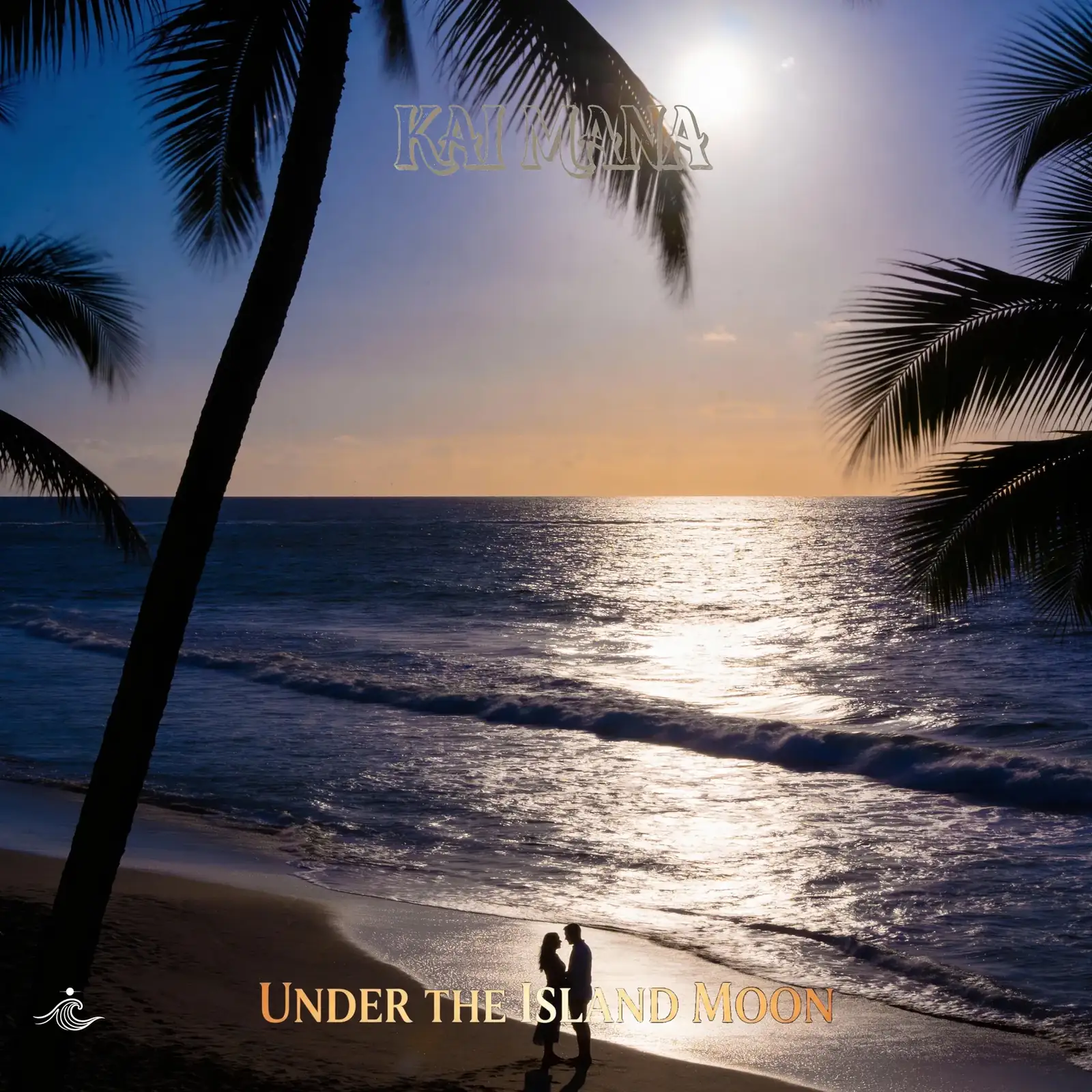 Under the Island Moon artwork from Kai Mana's Radiance album