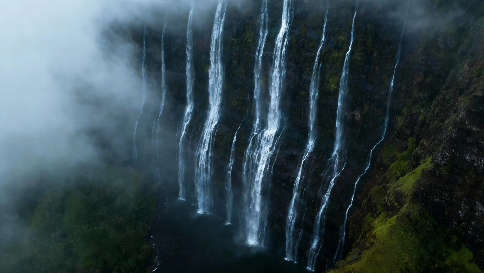 Stream waterfall